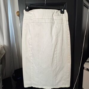Elegant White Women's Skirt